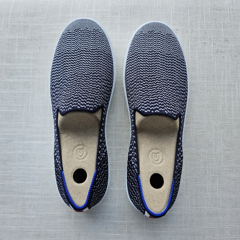 New! Rothy's Sz 8 Maritime Gradient Blue Sneakers Flats Shoes Rothys - Picture 4 of 14